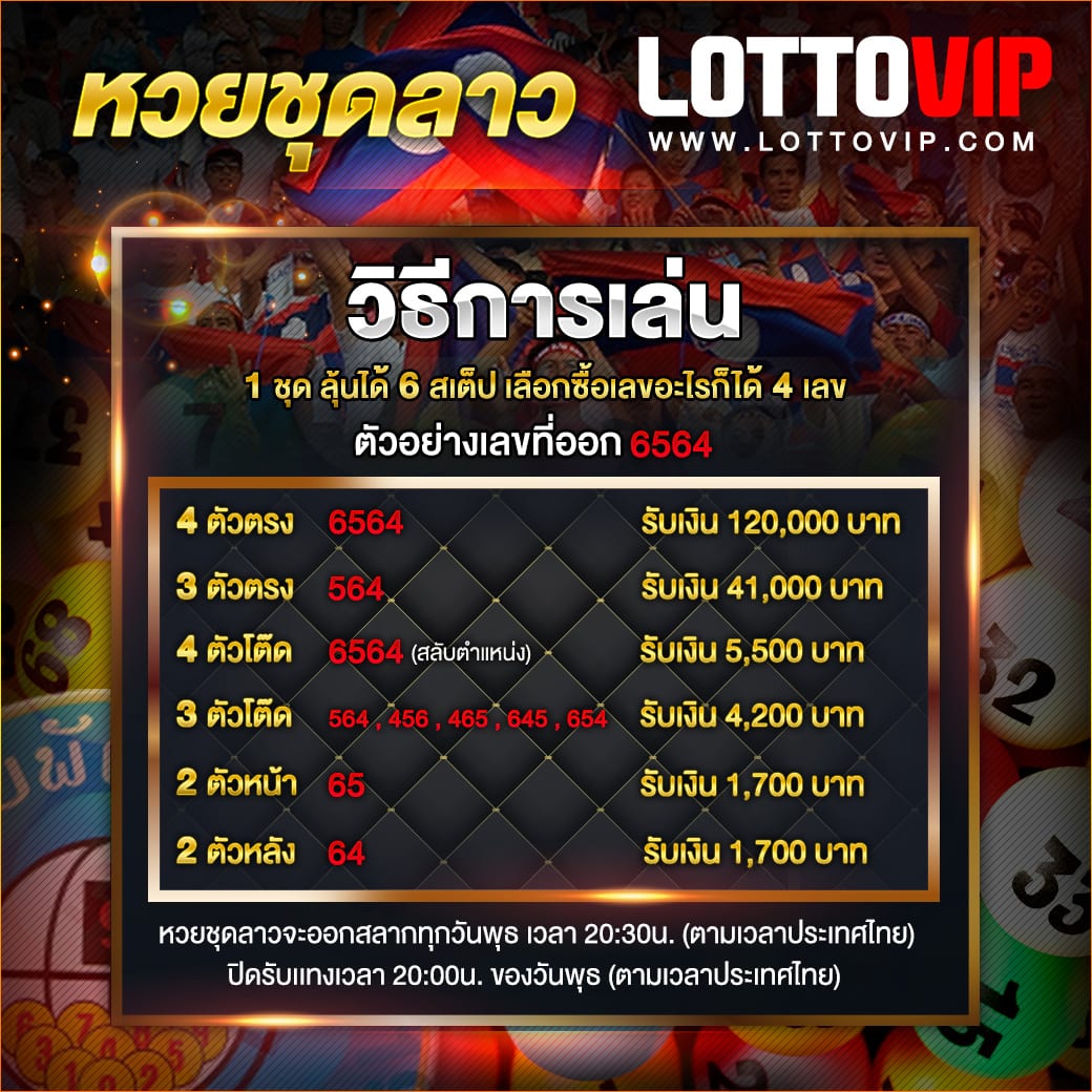 ผลหวยลาว เช็คได้ฟรีที่เว็บlottovip